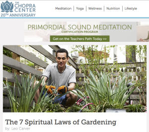 The 7 Spiritual Laws of Gardening, 